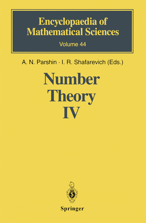 Number Theory IV - 