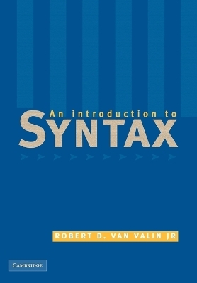 An Introduction to Syntax - Jr Valin  Robert D. van