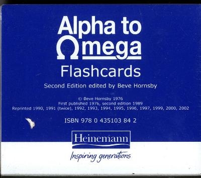 Alpha To Omega Flashcards - Beve Hornsby, Frula Shear, Julie Pool
