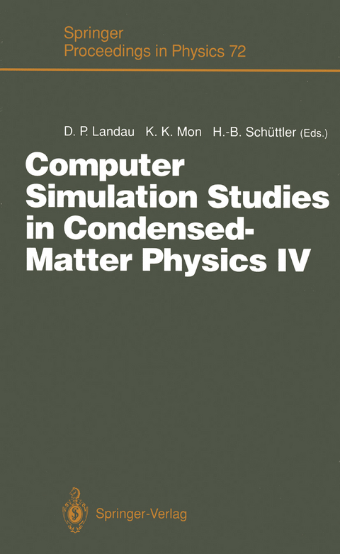 Computer Simulation Studies in Condensed-Matter Physics IV - 