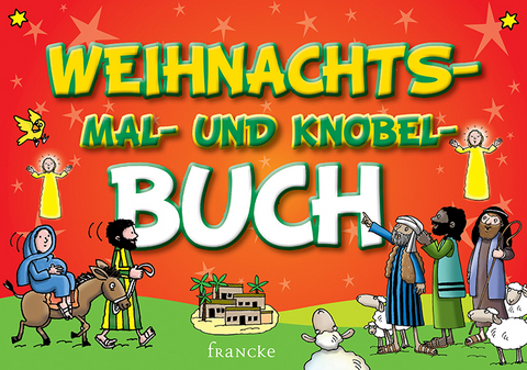 Das Weihnachts-Mal- und Knobel-Buch