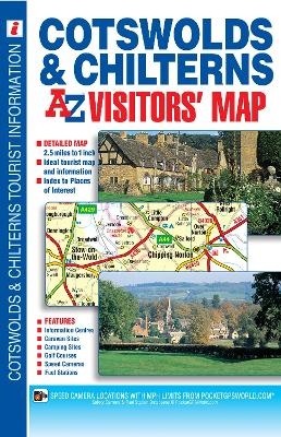 Cotswolds and Chilterns A-Z Visitors' Map -  A-Z Maps