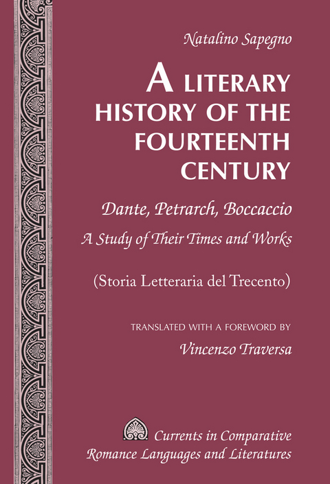 Literary History of the Fourteenth Century -  Sapegno Natalino Sapegno