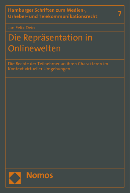 Die Repräsentation in Onlinewelten - Jan Felix Dein