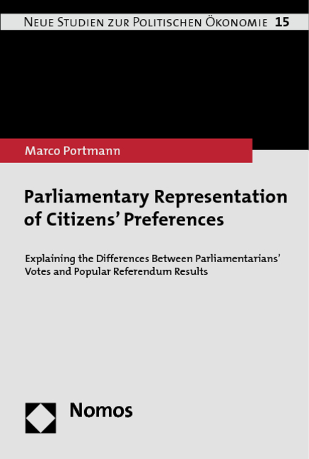Parliamentary Representation of Citizens’ Preferences - Marco Portmann