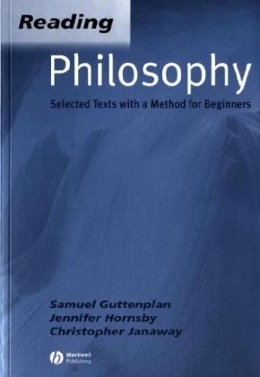 Reading Philosophy - Samuel Guttenplan, Jennifer Hornsby, Christopher Janaway