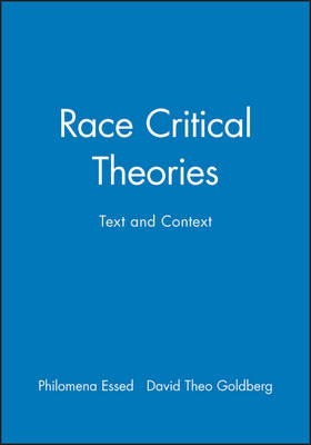 Race Critical Theories - 