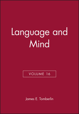 Language and Mind, Volume 16 - 