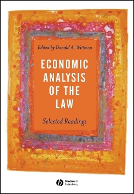 Economic Analysis of the Law - 