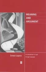 Meaning and Argument - Ernest LePore