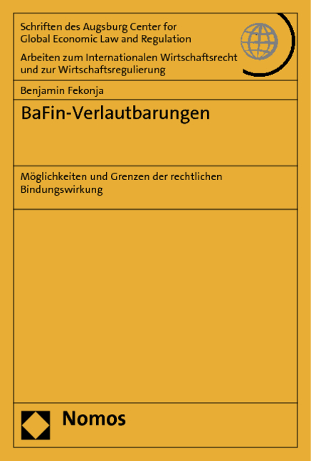 BaFin-Verlautbarungen - Benjamin Fekonja