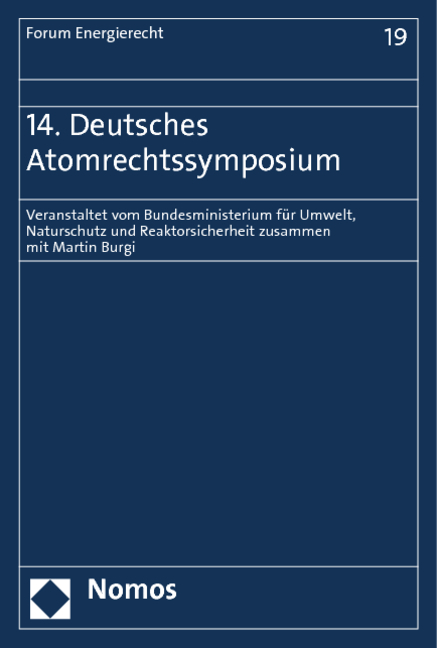 14. Deutsches Atomrechtssymposium - 