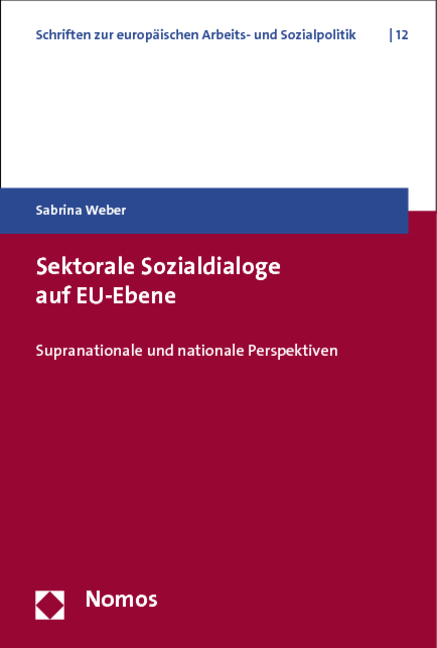 Sektorale Sozialdialoge auf EU-Ebene - Sabrina Weber