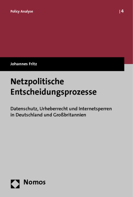 Netzpolitische Entscheidungsprozesse - Johannes Fritz
