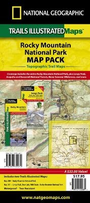 Rocky Mountain National Park, Map Pack Bundle - National Geographic Maps