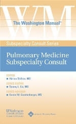 The Washington Manual Pulmonary Medicine Subspecialty Consult - 