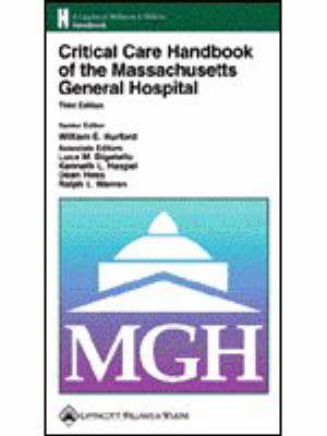 Critical Care Handbook of the Massachusetts General Hospital - Dean R. Hess
