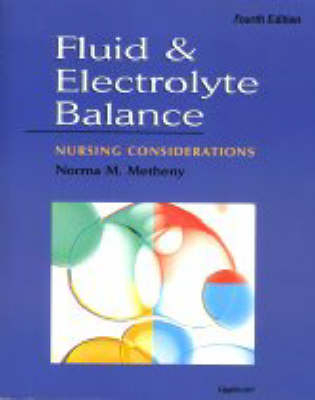 Fluid and Electrolyte Balance - Norma Milligan Metheny