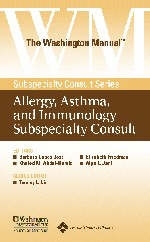 The Washington Manual Allergy, Asthma, and Immunology Subspecialty Consult - 