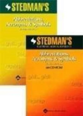 Stedman's Abbreviations, Acronyms and Symbols -  STEDMAN