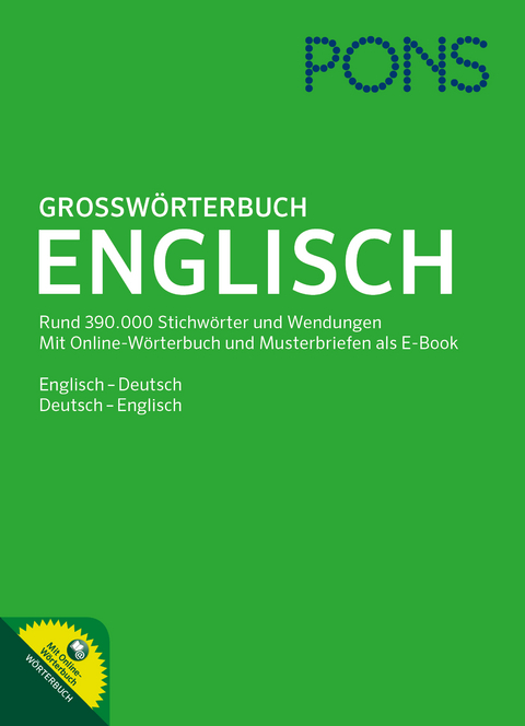 PONS Großwörterbuch Englisch