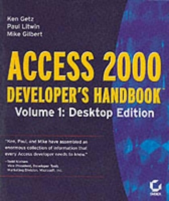 Access 2000 Developer's Handbook - Paul Litwin, Ken Getz, Mike Gilbert