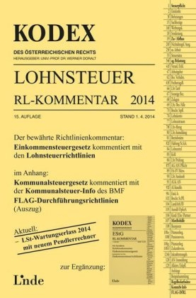 KODEX Lohnsteuer Richtlinien-Kommentar 2014 - Josef Hofbauer