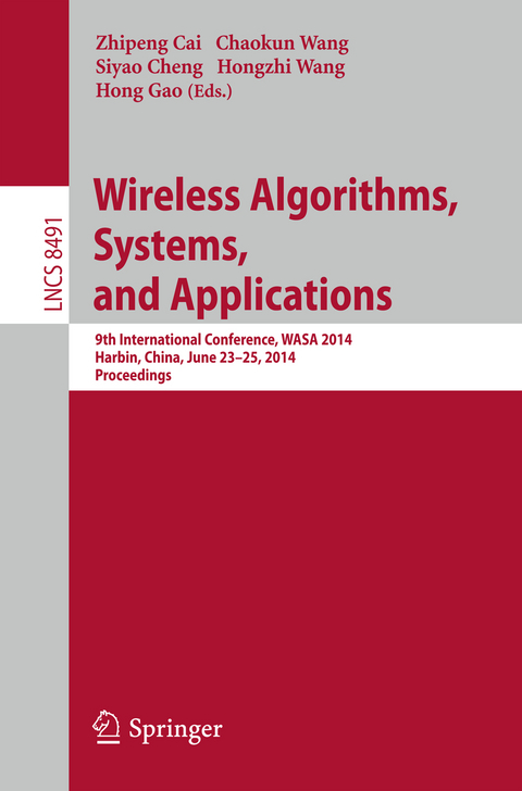 Wireless Algorithms, Systems, and Applications - 