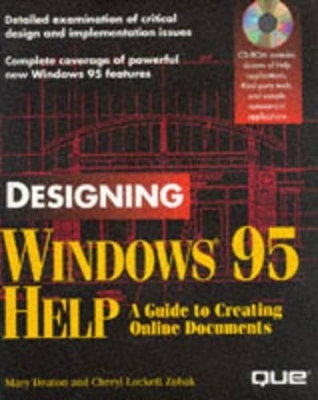 Building Windows 95 Help Systems -  Que Development Group