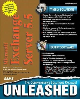 Microsoft Exchange Server 5.5 Unleashed - Greg Todd, Kimmo Bergius, Wesley Peace, Stephen Wynkoop, Bruce Hallberg