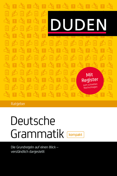 Duden Ratgeber - Deutsche Grammatik kompakt - Rudolf und Ursula Hoberg