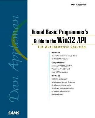 Dan Appleman's Visual Basic Programmer's Guide to the Win32 API - Dan Appleman
