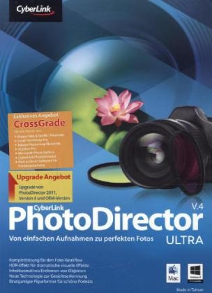 PhotoDirector 4 Ultra Crossgrade, 1 DVD-ROM