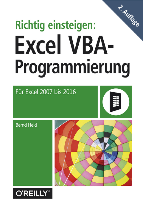 Richtig einsteigen: Excel VBA-Programmierung -  Bernd Held