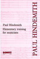 Elementary Training For Musician - Paul Hindemith