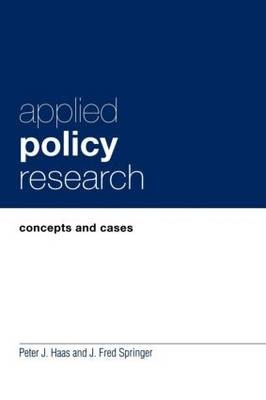 Applied Policy Research - J. Fred Springer, Peter J. Haas