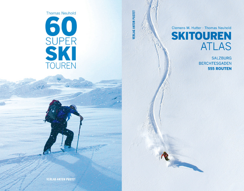 60 Super Skitouren + Skitourenatlas (Kombipaket) - Thomas Neuhold, Clemens M. Hutter
