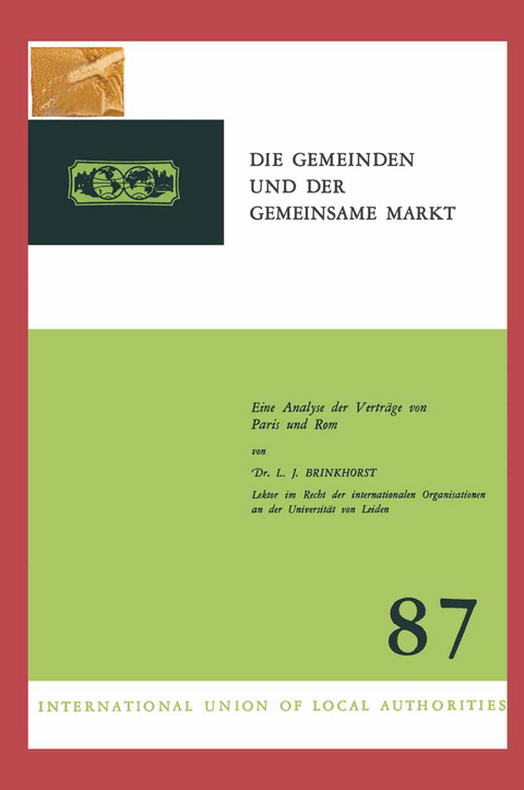 Die Gemeinden und der Gemeinsame Markt - Laurens Jan Brinkhorst