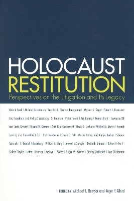 Holocaust Restitution - 