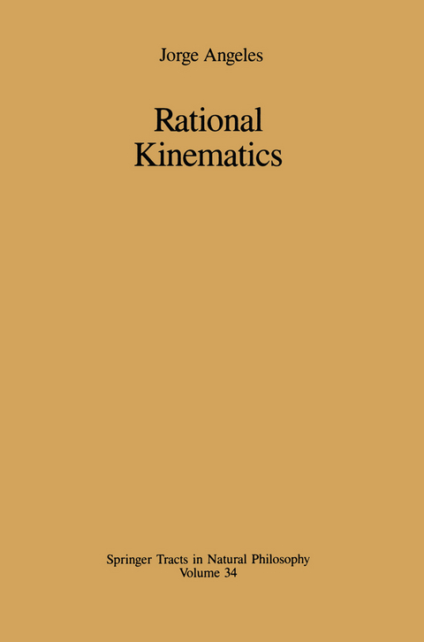 Rational Kinematics - Jorge Angeles