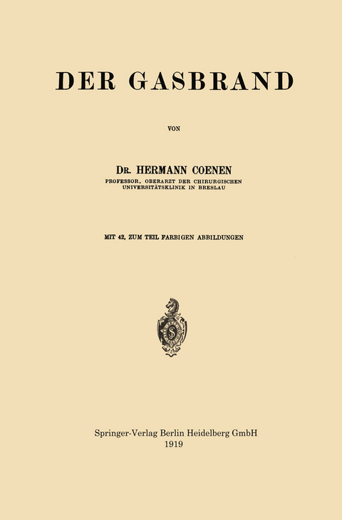 Der Gasbrand - Hermann Coenen