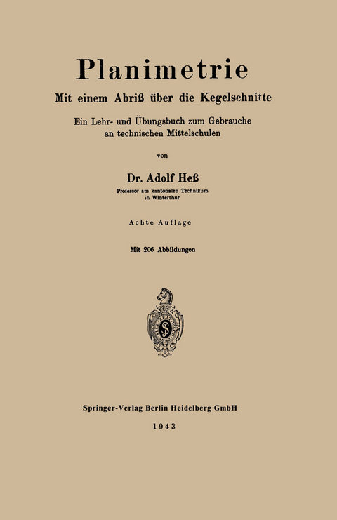 Planimetrie - Adolf Hess