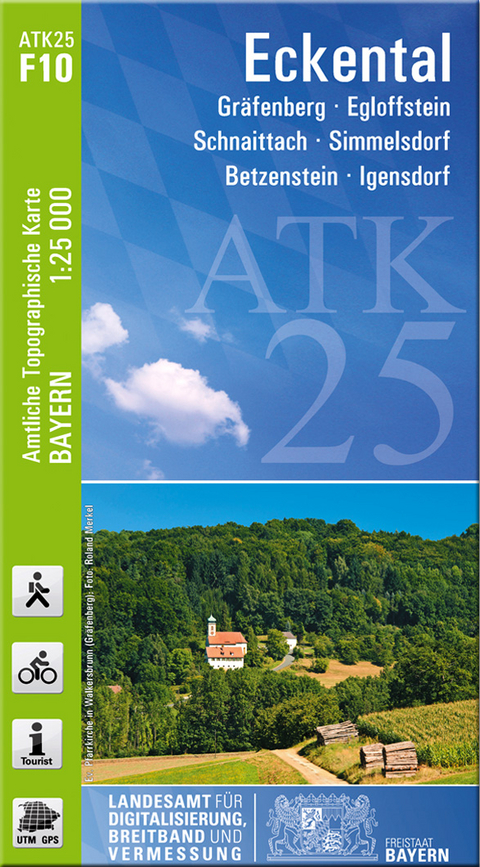 ATK25-F10 Eckental (Amtliche Topographische Karte 1:25000)