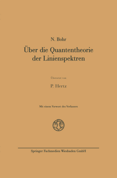 Über die Quantentheorie der Linienspektren - Niels Bohr