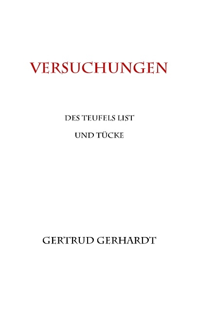 Versuchungen - Gertrud Gerhardt