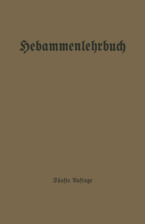 Hebammenlehrbuch - Sigfrid Hammerschlag, Leo Langstein, Arthur Ostermann