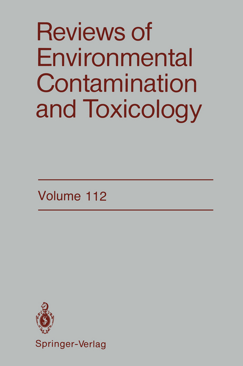 Reviews of Environmental Contamination and Toxicology - George W. Ware