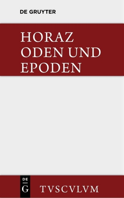 Carmina / Oden und Epoden. Nach Theodor Kayser und F. O. von Nordenflycht - Quintus Horatius Flaccus