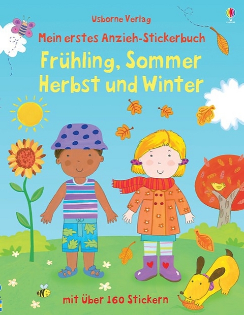 Mein erstes Anzieh-Stickerbuch: Frühling, Sommer, Herbst und Winter - Felicity Brooks