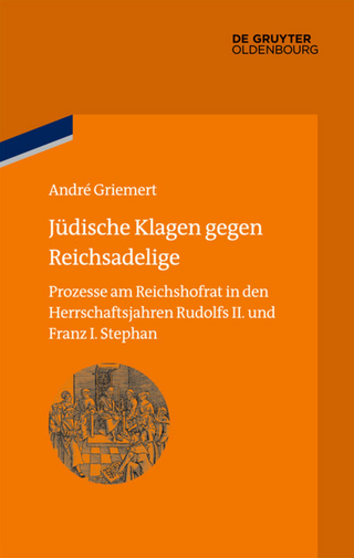 Jüdische Klagen gegen Reichsadelige - André Griemert